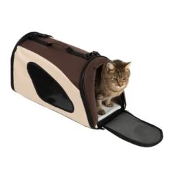 Pet Carrier - Brown & Beige -Pet Supply Shop 100821 tragetasche fg 5142 5