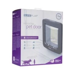 SureFlap Microchip Pet Door - Brown -Pet Supply Shop 12 sur101br packaging en 3