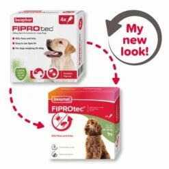 Beaphar FIPROtec® Flea & Tick Spot-on For Dogs - L (20-40kg) -Pet Supply Shop 15597 fiprotec dog l 4 pip priority 10 5