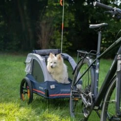 HAFENBANDE Cabby M Bicycle Trailer Incl. 2 Couplings -Pet Supply Shop 185096 hafenbande fahrradanhaenger m htb2103 hs33 6