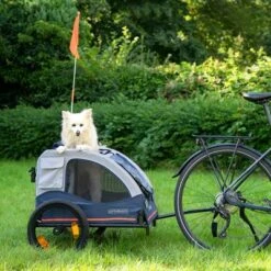 HAFENBANDE Cabby M Bicycle Trailer Incl. 2 Couplings -Pet Supply Shop 185096 hafenbande fahrradanhaenger m htb2103 res hs34 2