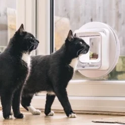 SureFlap Microchip Cat Flap Connect - White -Pet Supply Shop 23201 sureflap mikrochipkatzenklappeconnect hs 15 4