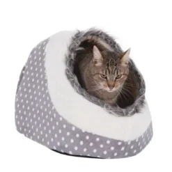 White Dots Snuggle Den -Pet Supply Shop 346777 kuschelhoehle white dots 10 07 2013 9