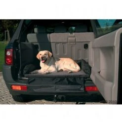 Trixie Car Dog Bed With Bumper Cover - Black / Grey -Pet Supply Shop 36216 autobett 2