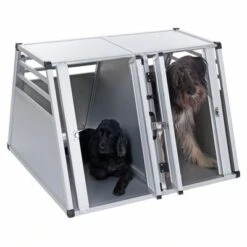 Aluline Double Dog Crate -Pet Supply Shop 364349 autohundebox aluline gr xl 13 09 2013 18 0