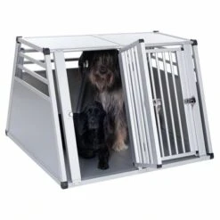 Aluline Double Dog Crate -Pet Supply Shop 364349 autohundebox aluline gr xl 16 09 2013 19 4