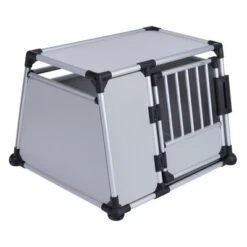 Trixie Aluminium Dog Crate -Pet Supply Shop 42683 pla trixie transportbox alu fg 3404 4