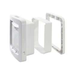 SureFlap Microchip Pet Door - White -Pet Supply Shop 55224 55303 sureflap mikrochip haustierklappe hs 12 7