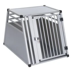 AluRide Dog Crate -Pet Supply Shop 58714 pla autohundebox aluride m 11 19 3 1