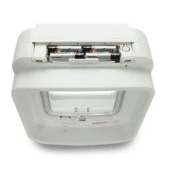 SureFlap DualScan Microchip Cat Flap - White -Pet Supply Shop 62267 pla sureflap mikrochip katzenklappe hs 08 7