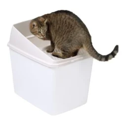 Big Box Cat Litter Tray -Pet Supply Shop 78725 top entry katzentoilette fg 7268 1