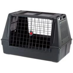 Ferplast Atlas Scenic Car Transport Box - Black -Pet Supply Shop 84398 ferplast atlas car 100 hs 02 4