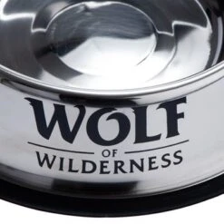 Wolf Of Wilderness Stainless Steel Non-Slip Dog Bowl -Pet Supply Shop 85226 wow rutschfester edelstahlnapf fg 1912 1