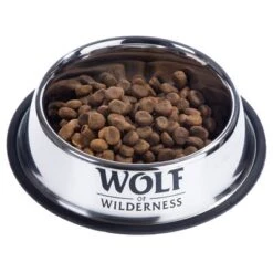 Wolf Of Wilderness Stainless Steel Non-Slip Dog Bowl -Pet Supply Shop 85226 wow rutschfester edelstahlnapf fg 2604 6