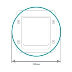 SureFlap DualScan Microchip Cat Flap - White -Pet Supply Shop 8 dscf001 glass installation 2