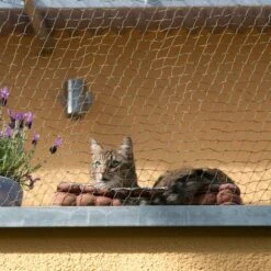 Cat Safety Net Bite Resistant & Wire Reinforced - 4 X 3m -Pet Supply Shop mai mix 70 7 1