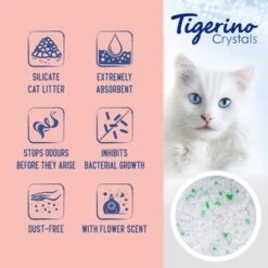 Tigerino Crystals Cat Litter Mixed Trial Pack -Pet Supply Shop tigerino boards benefits crystals flower en 1000x1000 7